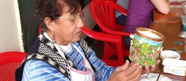 Making A Flower Bowl